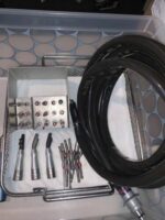 ZIMMER HALL 5056-07 Ototome Bur Rack Pneumatic Handpiece Attachments