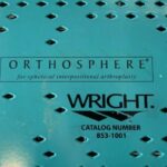 WRIGHT MEDICAL 851001 Orthrosphere Tray